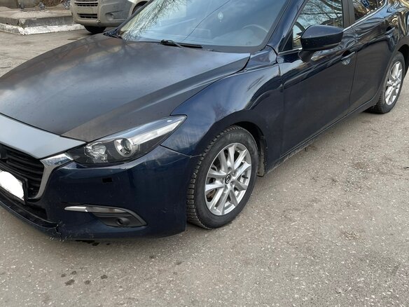 2016 Mazda 3 III (BM) Рестайлинг, синий, 1140000 рублей - вид 9