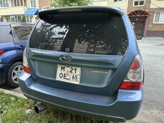 2007 Subaru Forester II Рестайлинг, синий, 650000 рублей, вид 4