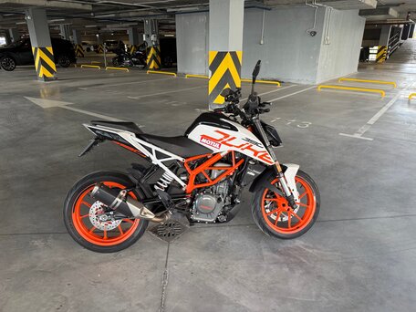 2018 KTM 390 Duke, оранжевый, 415000 рублей, вид 1