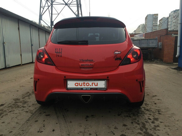 2008 Opel Corsa OPC D, красный - вид 1