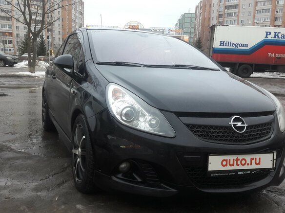 2008 Opel Corsa OPC D, чёрный - вид 8