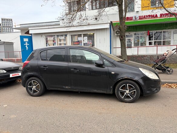 2009 Opel Corsa D, чёрный, 165000 рублей - вид 2
