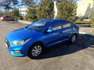 2017 Hyundai Solaris II, синий, 1200000 рублей, вид 1