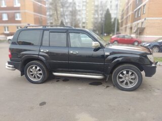 2003 Toyota Land Cruiser 100 Series Рестайлинг 1, чёрный, 1550000 рублей, вид 4