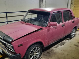 1993 Lada (ВАЗ) 2107, пурпурный, 170000 рублей, вид 3