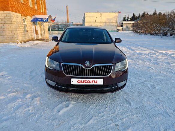 2014 Skoda Superb DSG II Рестайлинг, пурпурный, 1359000 рублей - вид 6