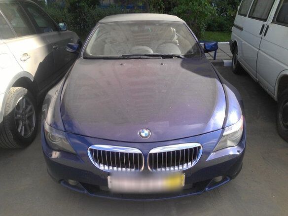 2004 BMW 6 серии 645i II (E63/E64), синий