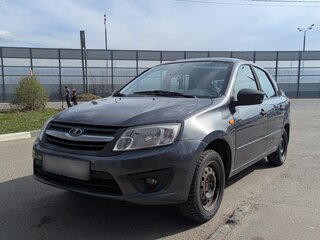 2016 Lada (ВАЗ) Granta I, серый, 425000 рублей, вид 1