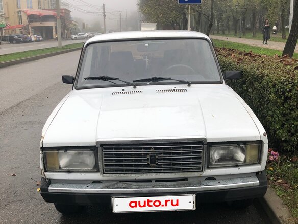 2003 Lada (ВАЗ) 2107, белый, 80000 рублей - вид 1