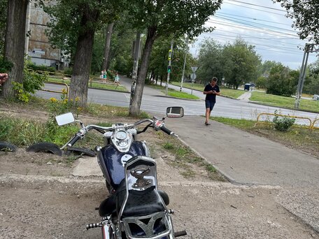 2002 Honda Shadow 750, синий, 525000 рублей, вид 2
