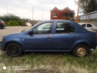 2011 Renault Logan I Рестайлинг, синий, 209000 рублей, вид 2