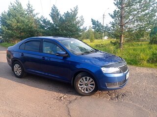2019 Skoda Rapid I Рестайлинг, синий, 1350000 рублей, вид 2
