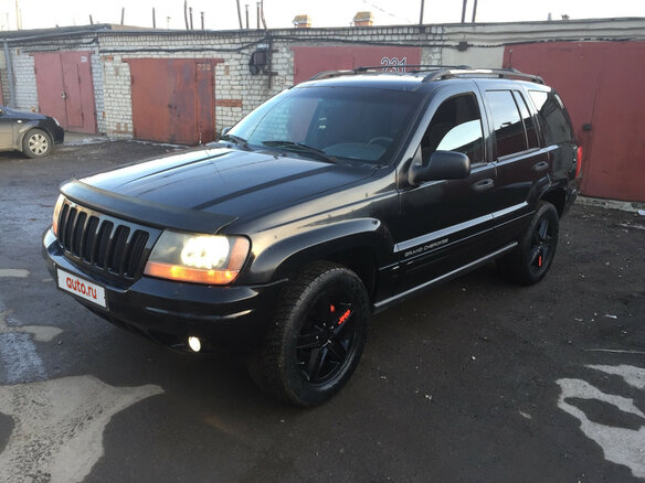 2001 Jeep Grand Cherokee II (WJ), чёрный