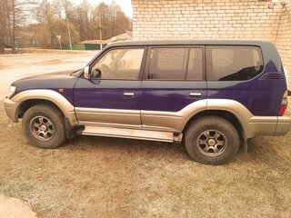 2000 Toyota Land Cruiser Prado 90 Series Рестайлинг, синий, 1565000 рублей, вид 3