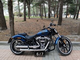 2018 Harley-Davidson Breakout, синий, 2500000 рублей, вид 1