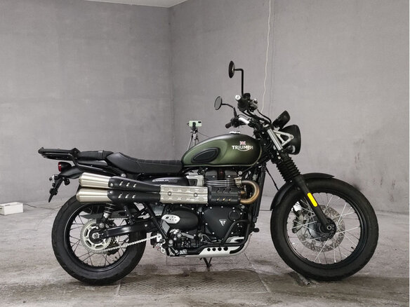2020 Triumph Scrambler, зелёный, 960000 рублей