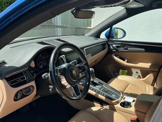 2019 Porsche Macan I Рестайлинг, синий, 4500000 рублей, вид 3