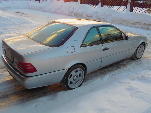 1998 Mercedes-Benz CL-Класс 600 I (C140), серебристый - вид 1