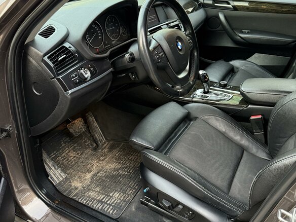 2012 BMW X3 20d xDrive II (F25), коричневый, 1800000 рублей - вид 9