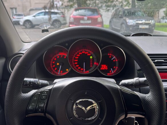 2008 Mazda 3 4-speed I (BK) Рестайлинг, синий, 550000 рублей - вид 7