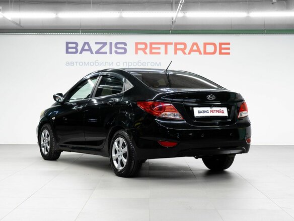 2011 Hyundai Solaris I, чёрный - вид 6
