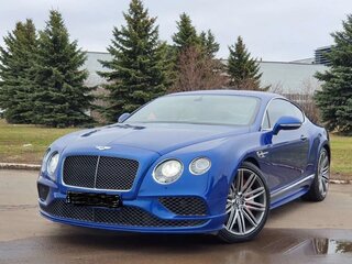 2015 Bentley Continental GT Speed II Рестайлинг, синий, 8250000 рублей, вид 2