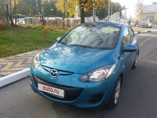 2012 Mazda 2 II Рестайлинг (DE2), голубой, 1500000 рублей, вид 2