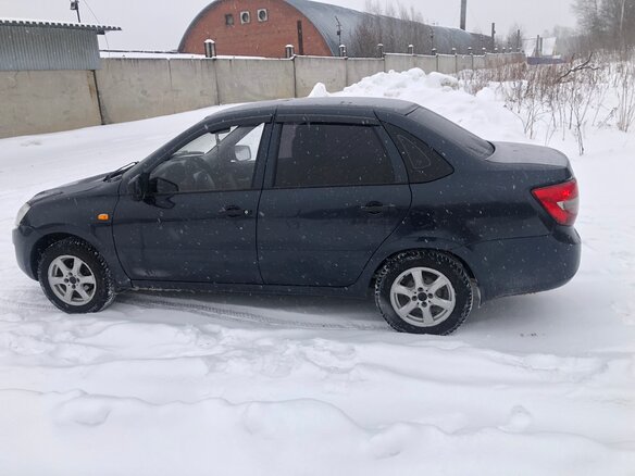 2011 Lada (ВАЗ) Granta I, синий, 420000 рублей - вид 6