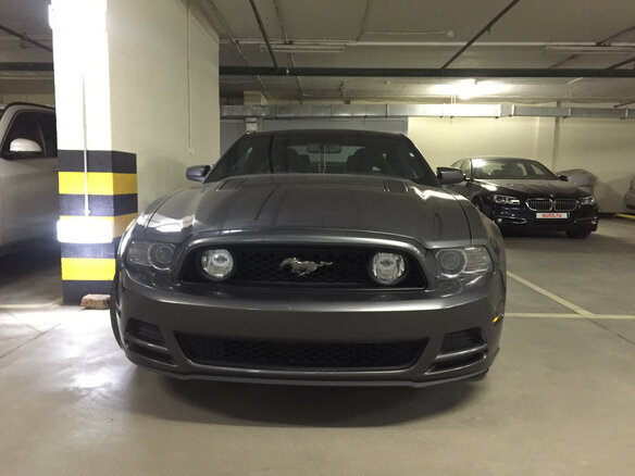 2013 Ford Mustang V Рестайлинг, серый - вид 3