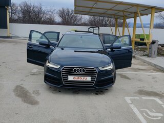 2016 Audi A6 IV (C7) Рестайлинг, синий, 3100000 рублей, вид 3