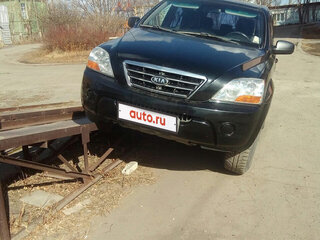 2008 Kia Sorento I Рестайлинг, чёрный, 850000 рублей, вид 1