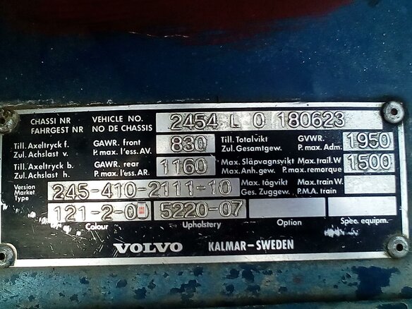 1978 Volvo 240 Series, синий, 250000 рублей - вид 15