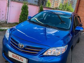 2010 Toyota Corolla X (E140, E150) Рестайлинг, синий, 960000 рублей, вид 5
