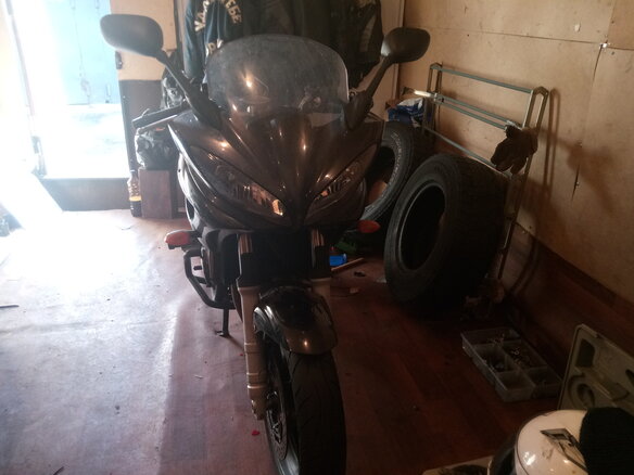 2008 Yamaha FZ6, чёрный, 450000 рублей