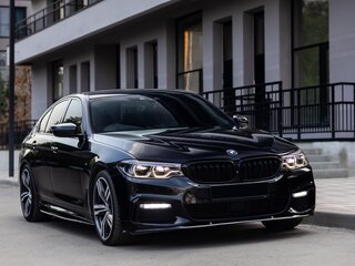 2017 BMW 5 серии 520d VII (G30/G31/G38), чёрный, 2500000 рублей, вид 2