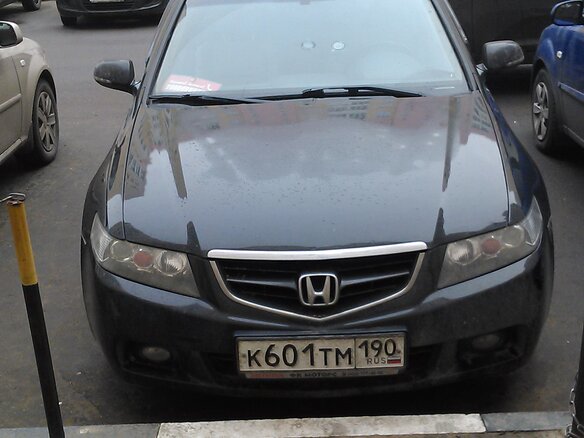 2004 Honda Accord VII, чёрный - вид 4