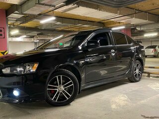 2011 Mitsubishi Lancer X Рестайлинг, чёрный, 870000 рублей, вид 1