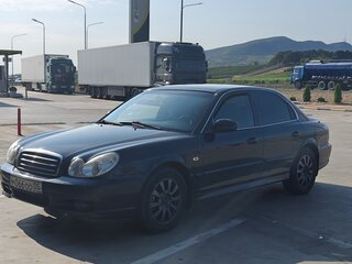 2007 Hyundai Sonata ТагАЗ IV (EF) Рестайлинг, чёрный, 650000 рублей, вид 1