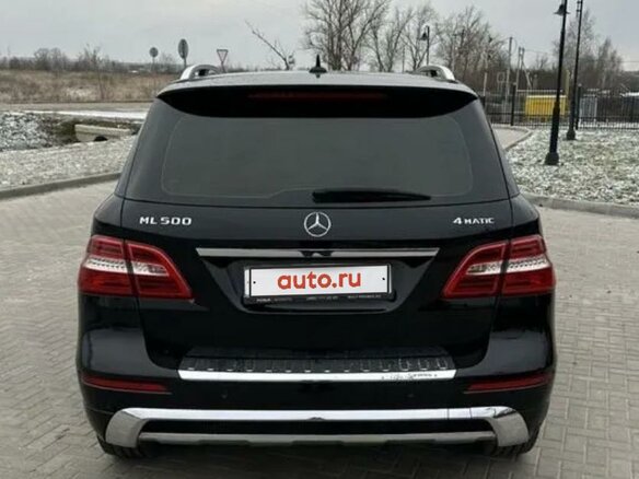 2015 Mercedes-Benz M-Класс 300 III (W166), чёрный - вид 4