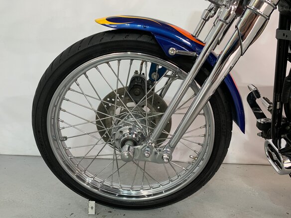 2006 Harley-Davidson Springer Softail, синий - вид 29