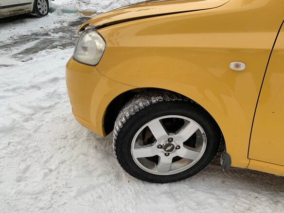 2007 Chevrolet Aveo I Рестайлинг, жёлтый - вид 12