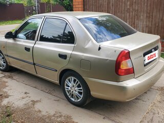 2005 Hyundai Accent ТагАЗ II, бежевый, 340000 рублей, вид 4