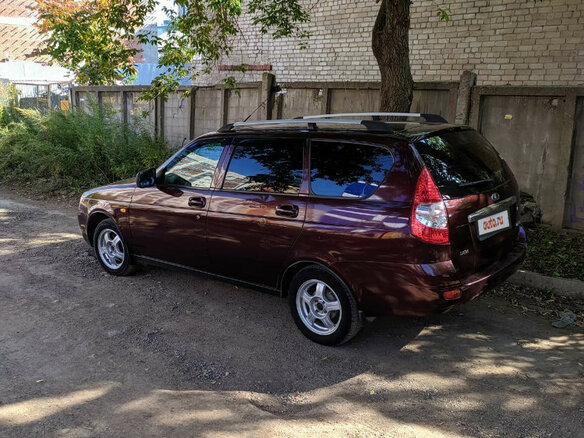 2012 Lada (ВАЗ) Priora I, красный - вид 3