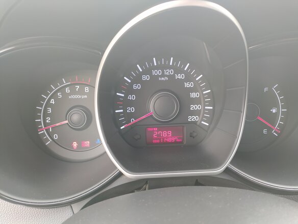 2014 Kia Rio 6-speed III, белый - вид 5