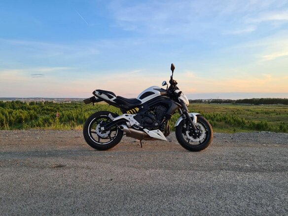 2014 Kawasaki ER-6N, белый, 621000 рублей - вид 14