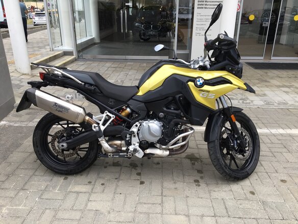 2019 BMW F 750 GS, золотистый - вид 4