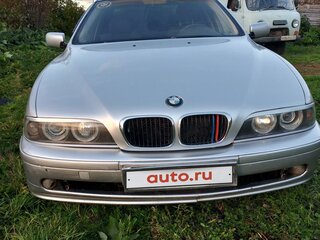 2000 BMW 5 серии 520i IV (E39) Рестайлинг, серебристый, 350000 рублей, вид 1