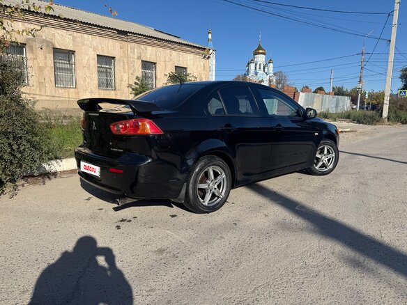 2008 Mitsubishi Lancer X, чёрный - вид 3