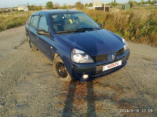 2005 Renault Symbol I Рестайлинг, синий, 280000 рублей, вид 3