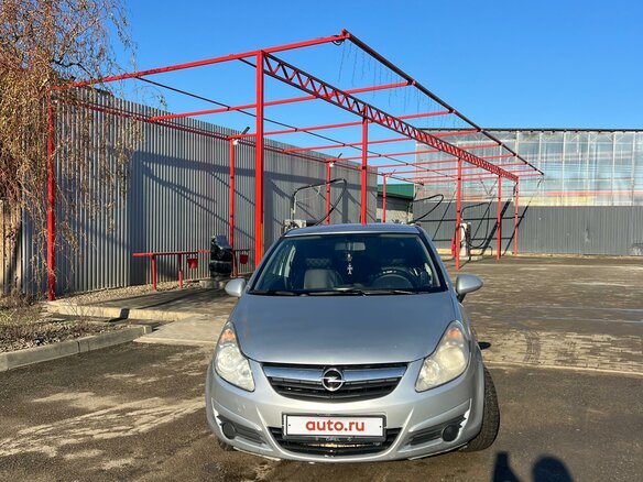 2008 Opel Corsa D, серебристый, 360000 рублей - вид 1